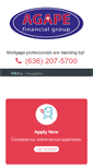Mobile Screenshot of agapefinancial.net